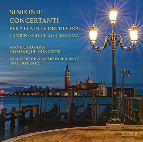the album cover for Anne Utagawa - Sinfonie Concertanti Per 2 Flauti E Orchestra