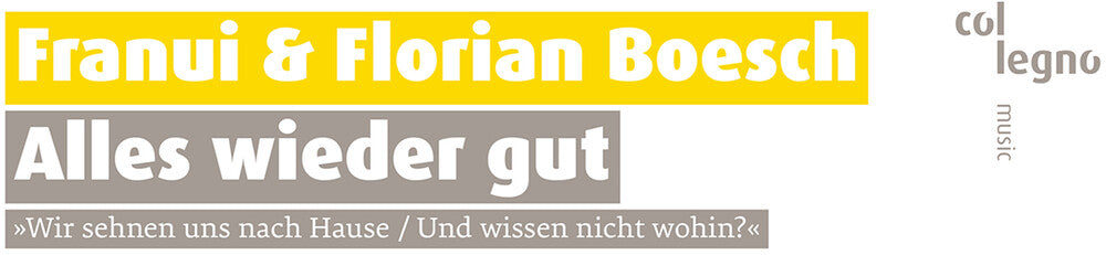 the album cover for Brahms / Boesch / Franui - Alles Wieder Gut