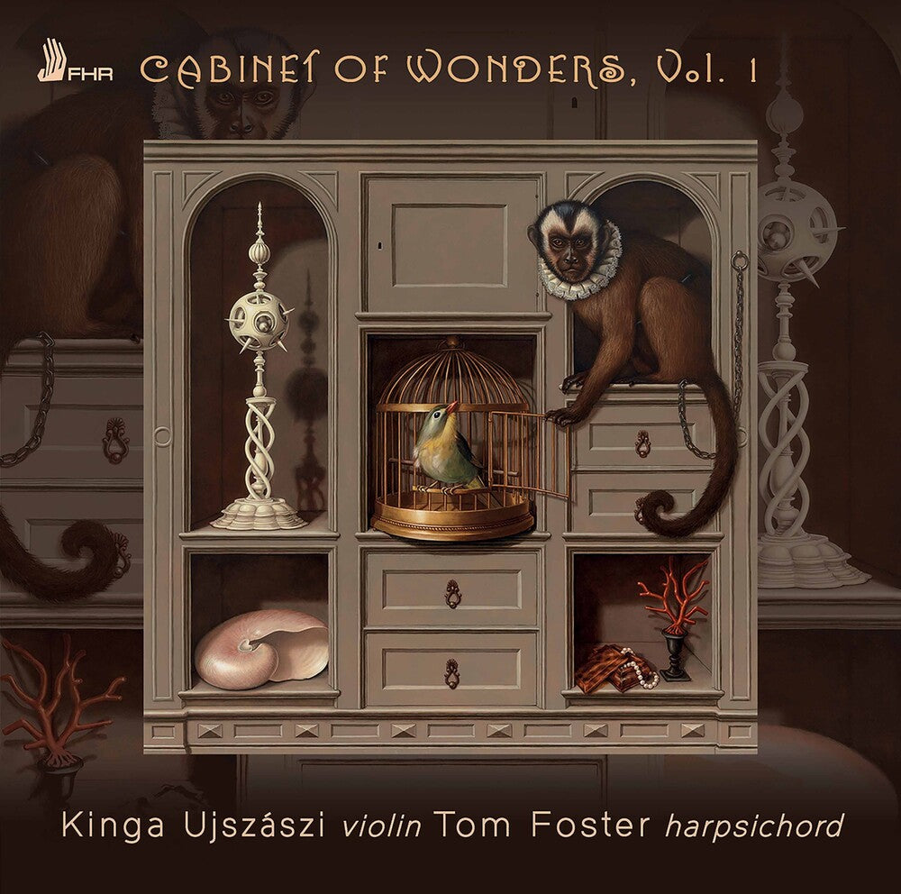 the album cover for Schreivogel / Ujszaszi / Foster - Cabinet of Wonders 1