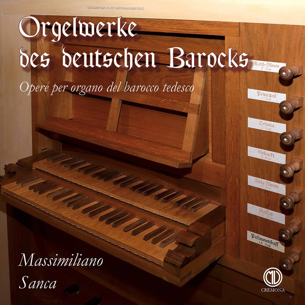 the album cover for Orgelwerke Deutschen Barocks / Various - Orgelwerke Deutschen Barocks