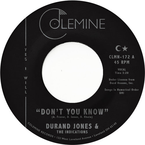Durand Jones & The Indications - Don't You Know [7-inch] Vinyl Record