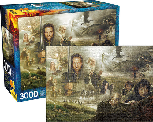 Lord Of The Rings Saga 3000 Pc Puzzle - Lord Of The Rings Saga 3000 Pc Puzzle - Games