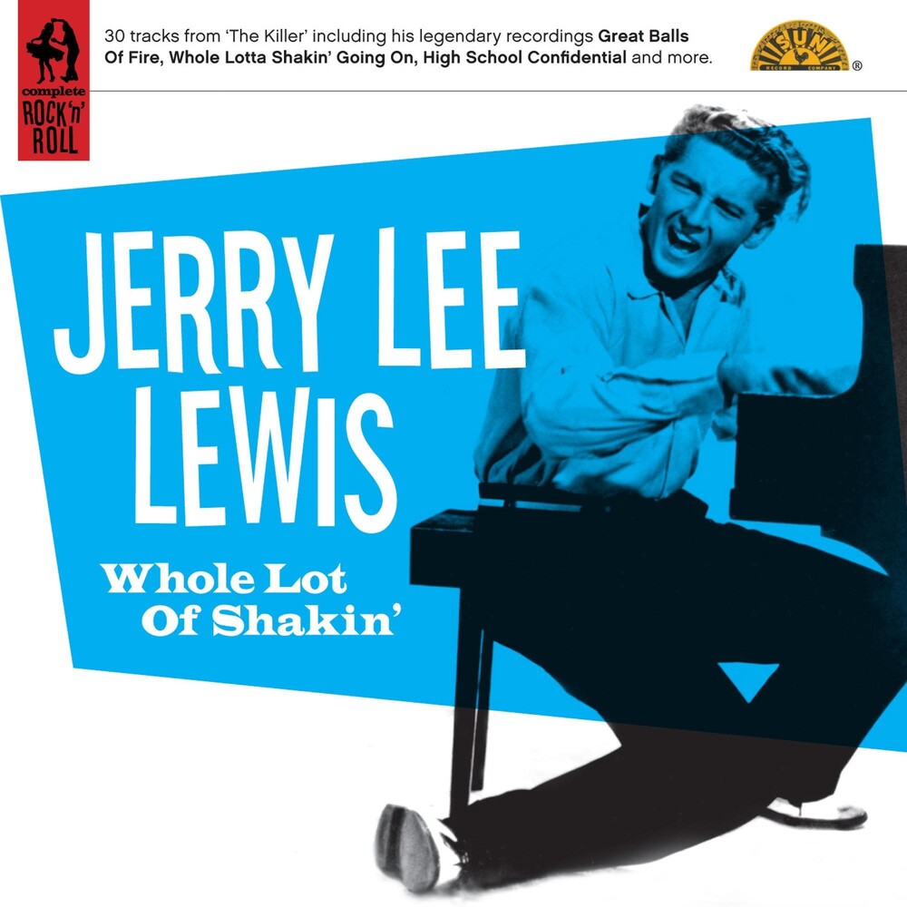 the album cover for Jerry Lee Lewis - WHOLE LOT OF SHAKIN