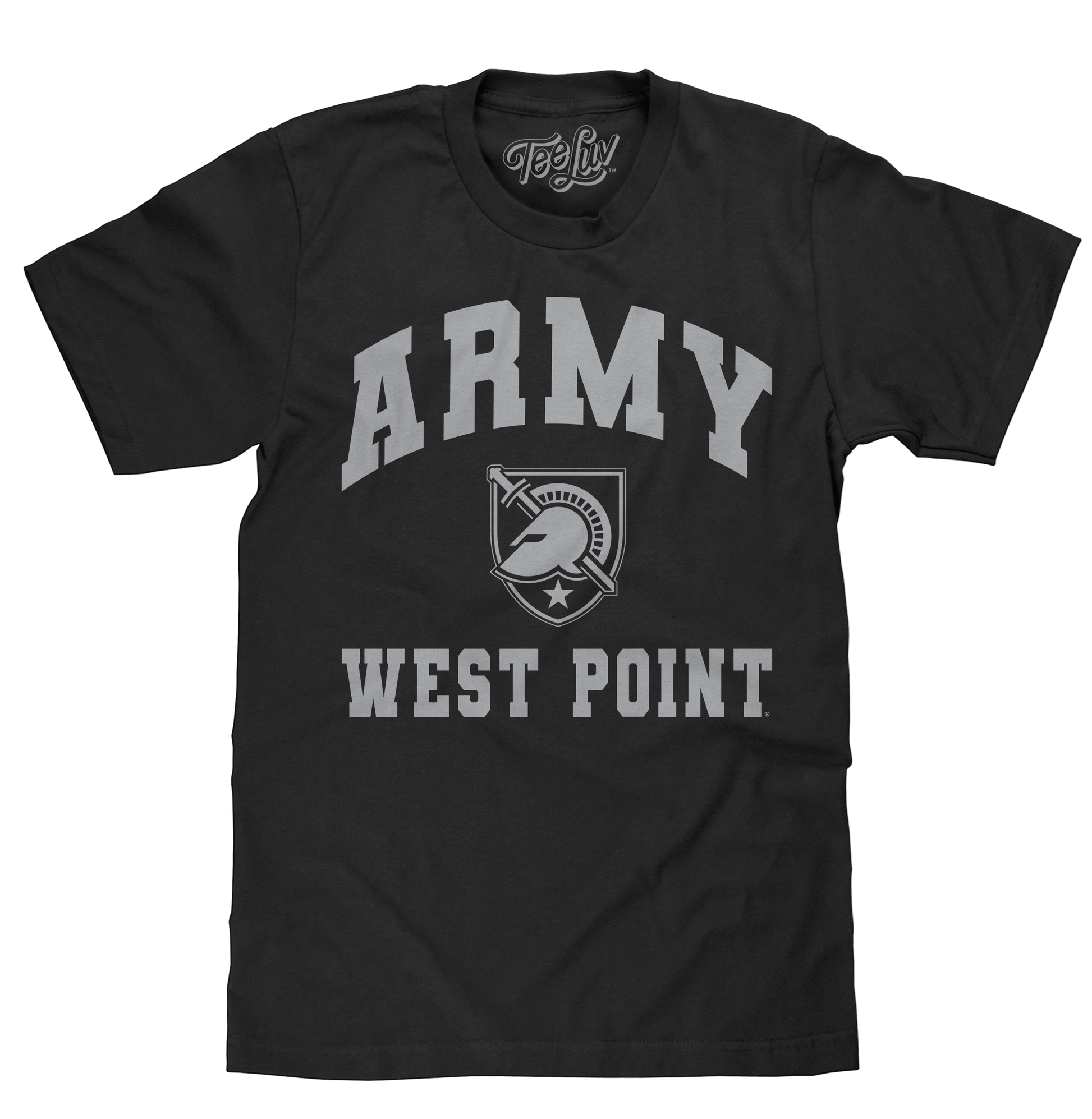 Army West Point Mens T Shirt Officially Licensed Black