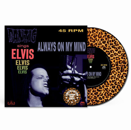 Danzig - Always On My Mind [Leopard 7-inch] Vinyl Record