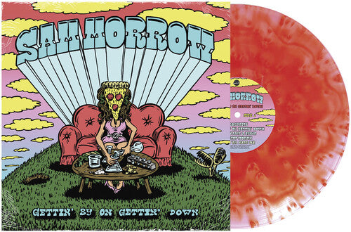 Sam Morrow - Gettin' By On Gettin' Down (Red Sky Vinyl) Vinyl Record