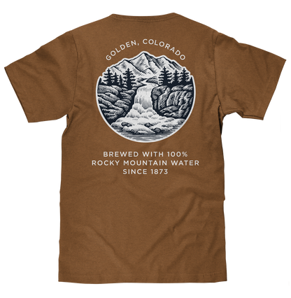 Coors Banquet Golden Colorado T-Shirt - Blue