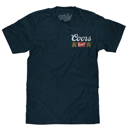 Coors Banquet Golden Colorado T-Shirt - Blue