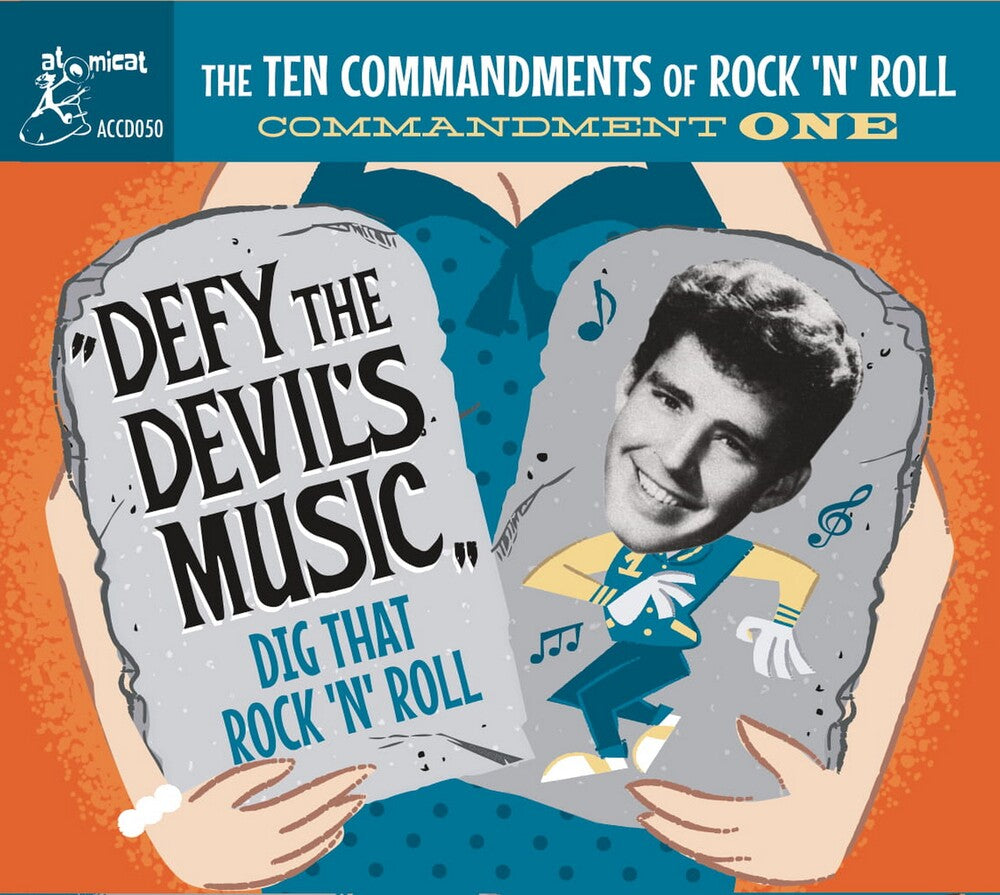 the album cover for Ten Commandments Of Rock n Roll 1 / Various - Ten Commandments Of Rock 'n' Roll 1 (Various Artists)