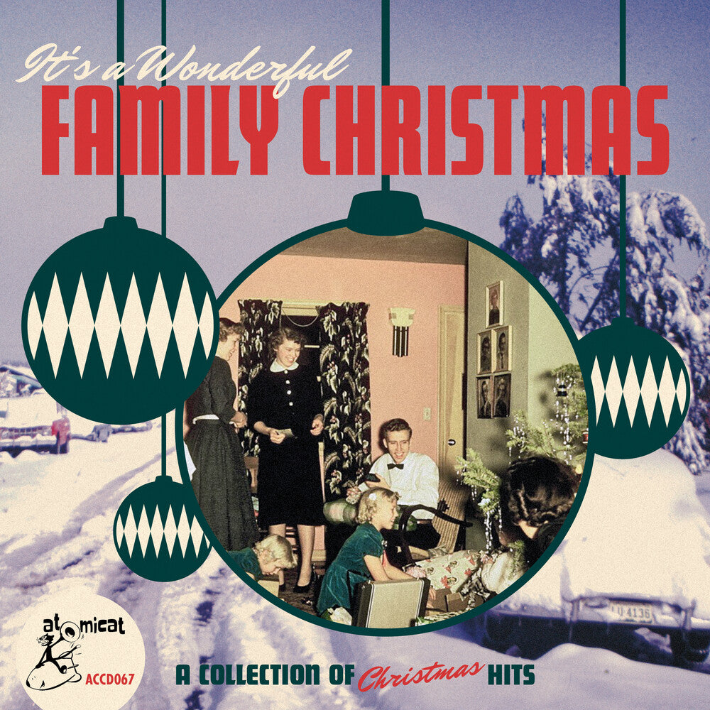 the album cover for Its A Wonderful Family Christmas / Various - It's A Wonderful Family Christmas (Various Artists)