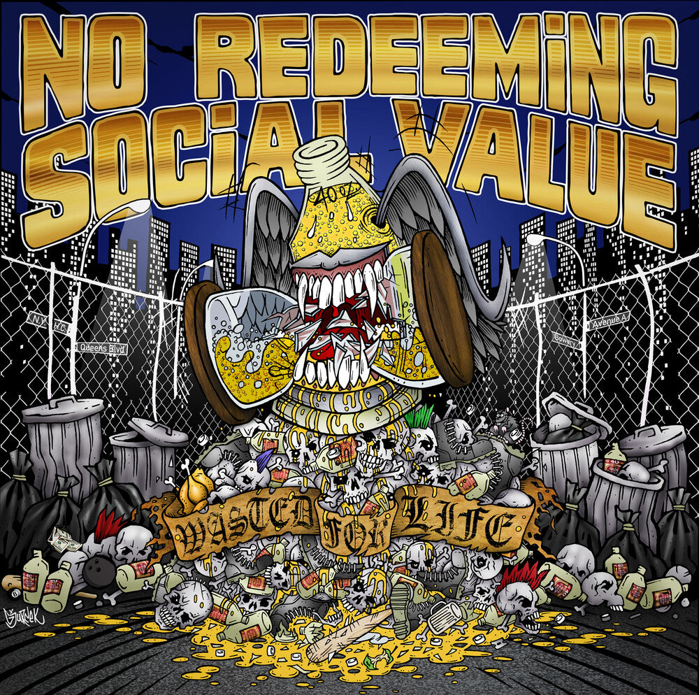 No Redeeming Social Value - Wasted For Life [LP] Vinyl Record