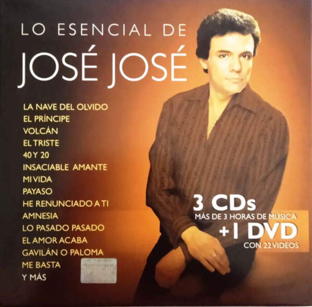 the album cover for Jose Jose - Lo Esencial (3CD+DVD)