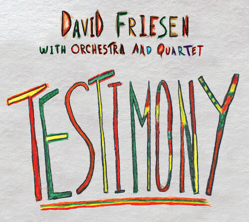 Friesen,david - Testimony - Music CD