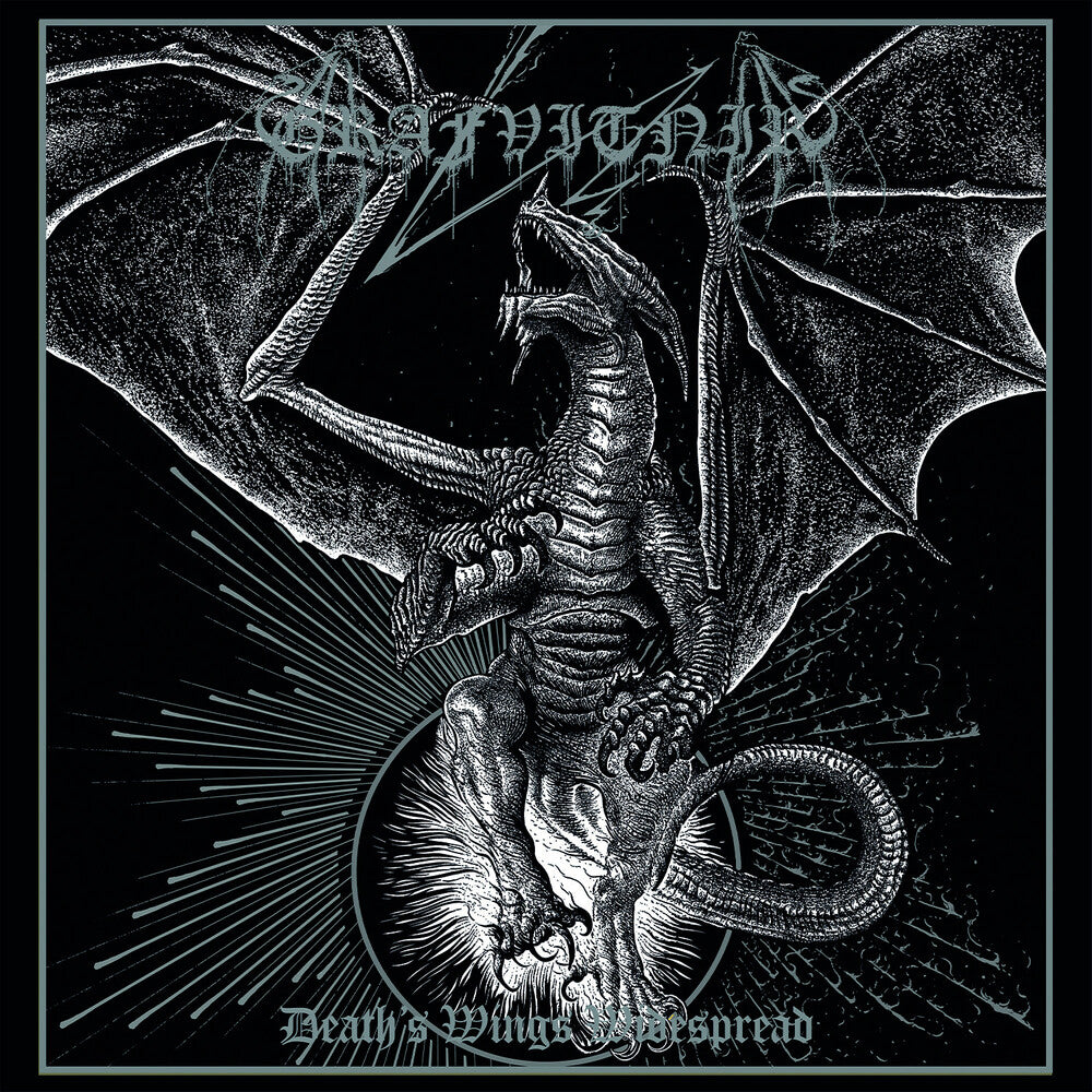 the album cover for Grafvitnir - Deaths Wings Widespread [Digipak]