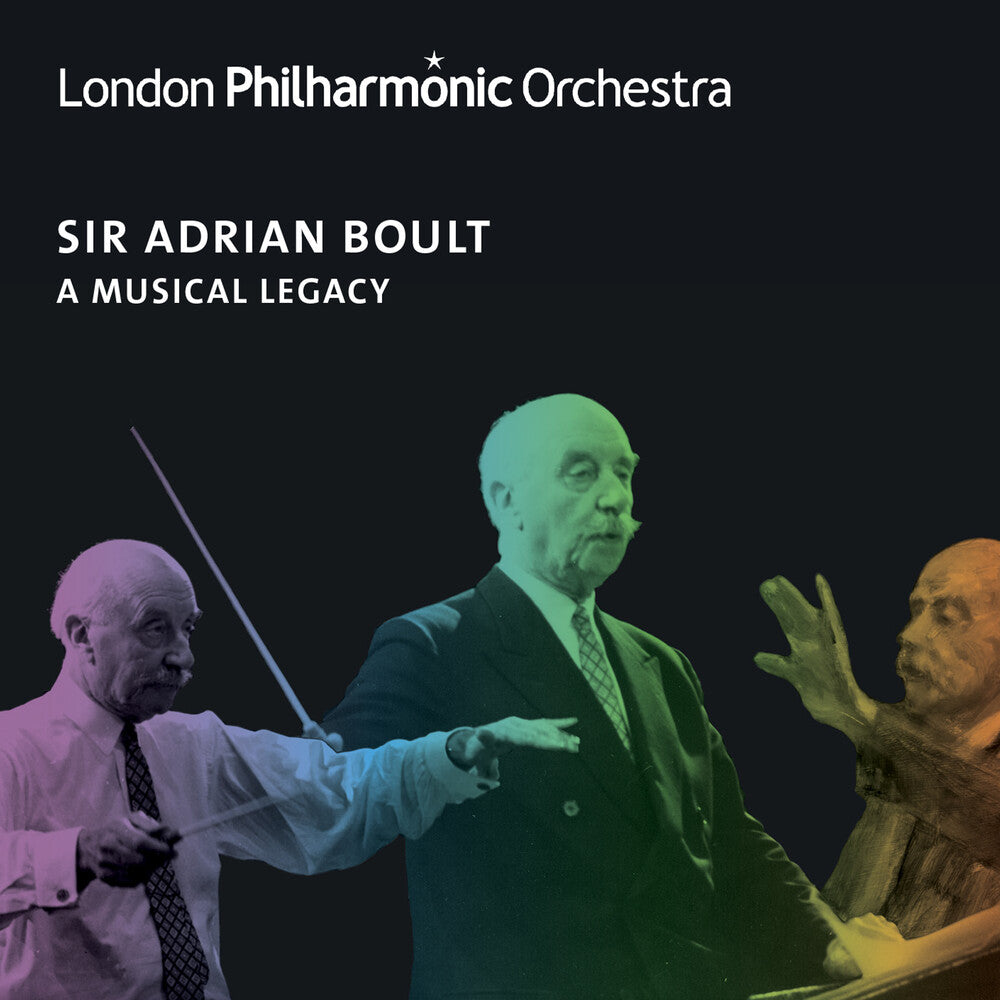 the album cover for London Philharmonic Orchestra / Adrian Boult - Adrian Boult - A Musical Legacy