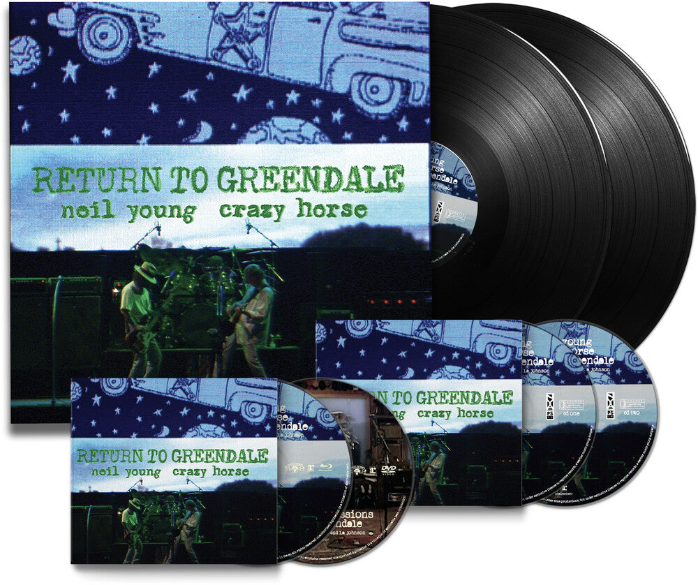 Neil Young - Return To Greendale [Limited Edition Deluxe Box Set 2LP/2CD/1 DVD/1 Blu-ray] Vinyl Record