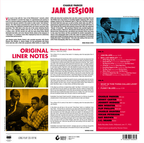 Charlie Parker - Jam Session [180-Gram Blue ] Vinyl Record