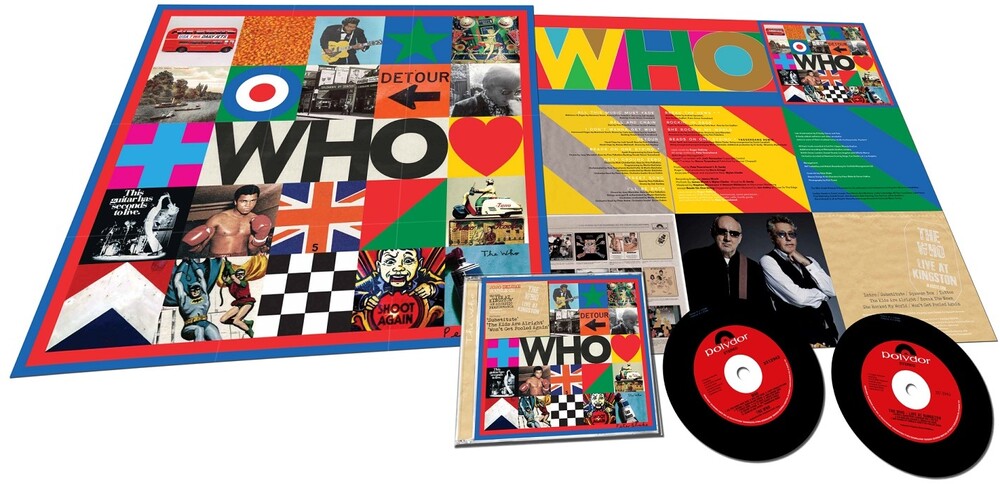 the album cover for The Who - WHO: Deluxe & Live At Kingston [2CD]