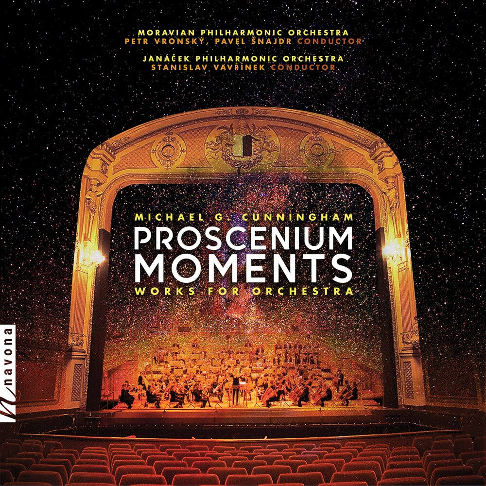 the album cover for Cunningham / Moravian Philharmonic Orch / Vavrinek - Proscenium Moments