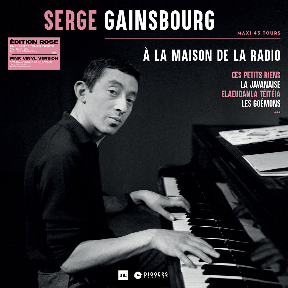 Serge Gainsbourg - A La Maison De La Radio (Pink Vinyl) [LP] Vinyl Record