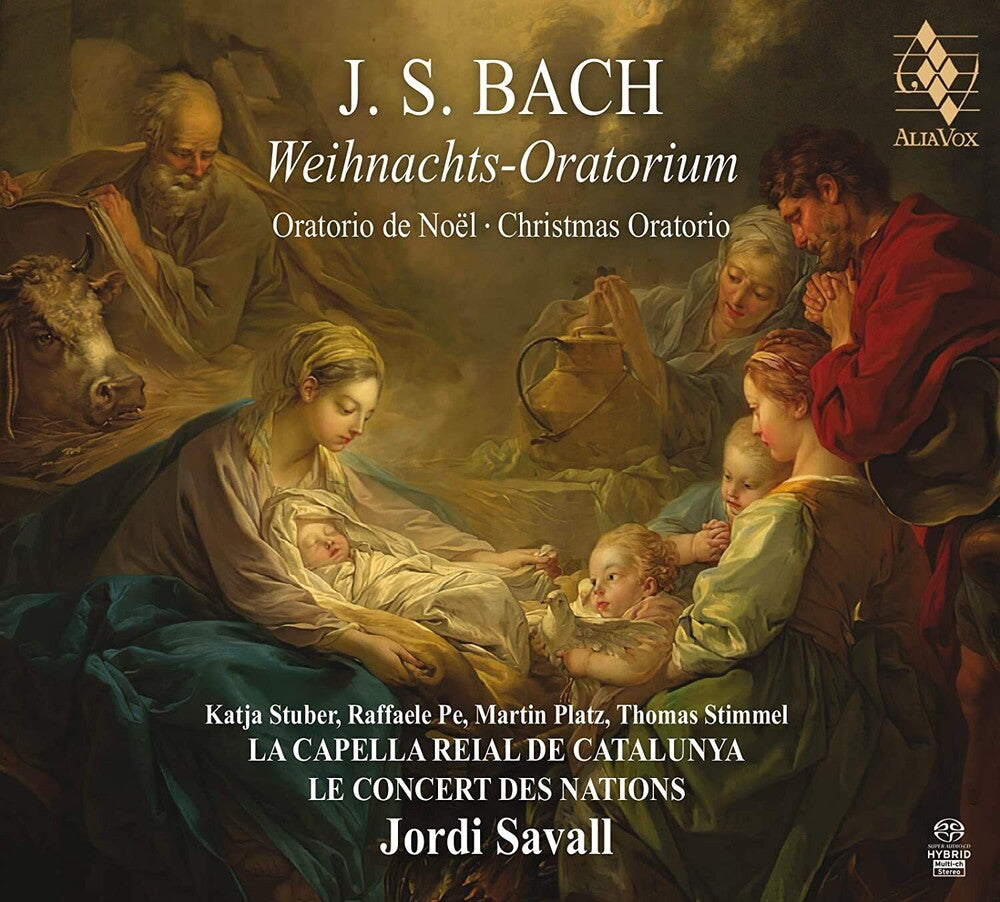 the album cover for Le Concert Des Nations / Jordi Savall - Bach: Weihnachts-oratorium