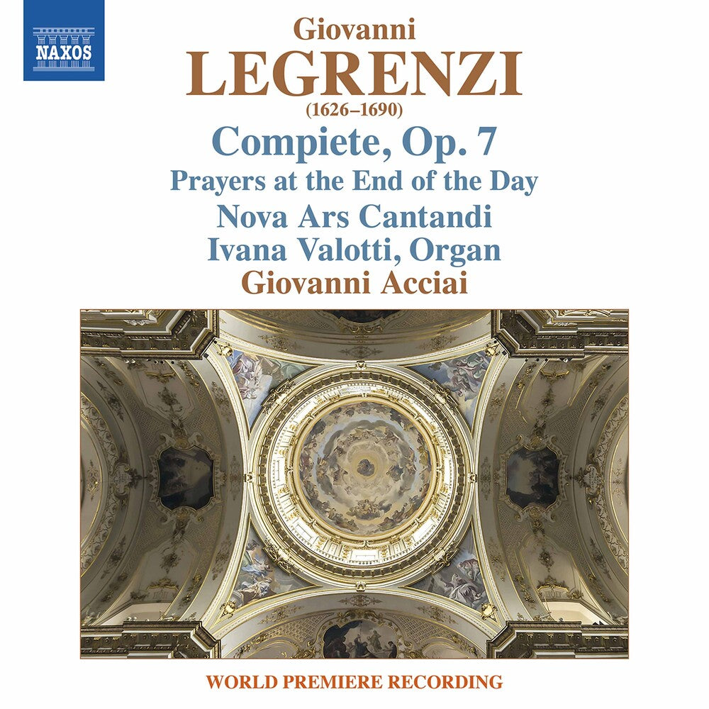 the album cover for Legrenzi / Nova Ars Cantandi / Acciai - Compiete 7