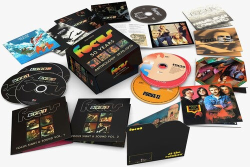 Focus - 50 Years Anthology 1970-1976 (9cd+2dvd Pal Reg 0) - Music CD