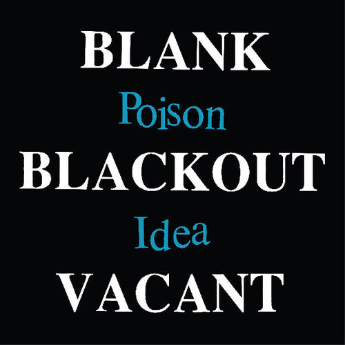 Poison Idea - Blank Blackout Vacant - Music CD