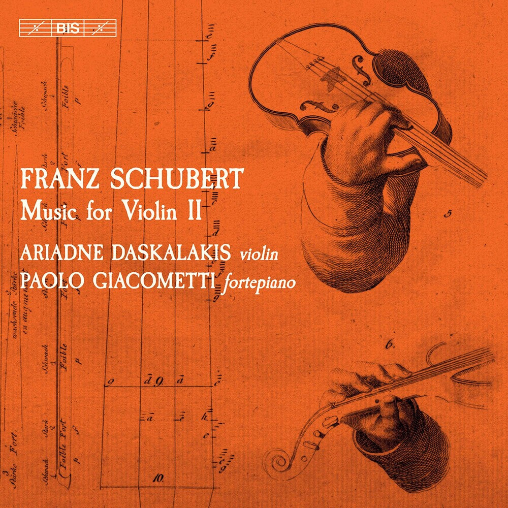 the album cover for Schubert / Daskalakis / Giacometti - Music for Violin 2
