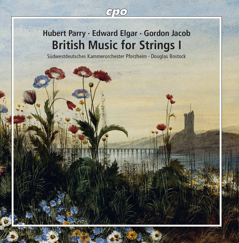 the album cover for Elgar / Bostock - British Music for Strings 1