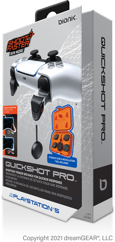 Bionik Bnk-9059 Ps5 Quickshot Pro Trigger Stops Bk - Bionik Bnk-9059 Ps5 Quickshot Pro Trigger Stops Bk - Game Accessories