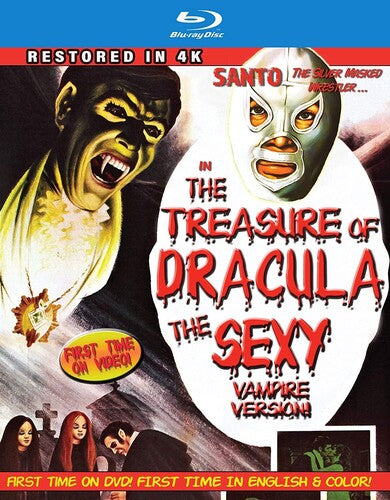 Santo In The Treasure Of Dracula: The Sexy Vampire - Santo In The Treasure Of Dracula: The Sexy Vampire - Blu-ray