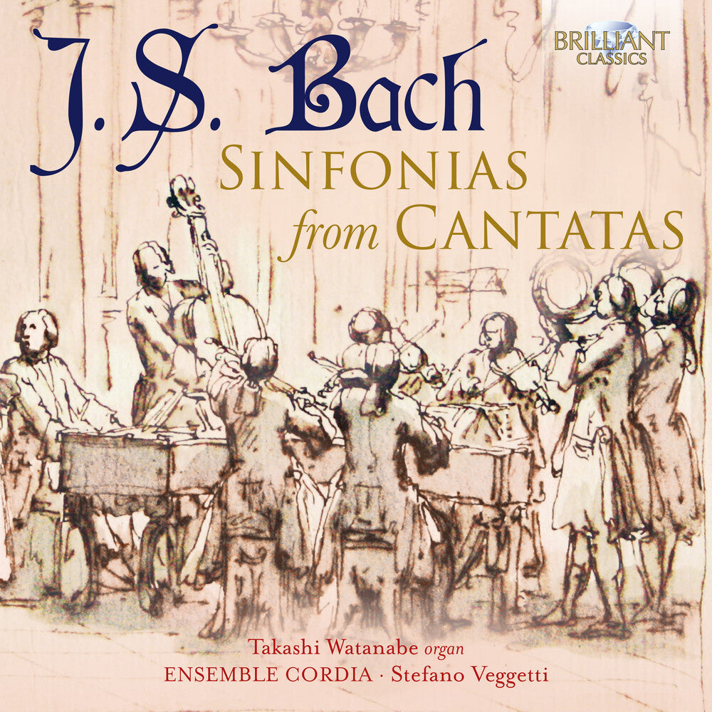 the album cover for J Bach S / Veggetti / Watanabe - Sinfonias from Cantatas