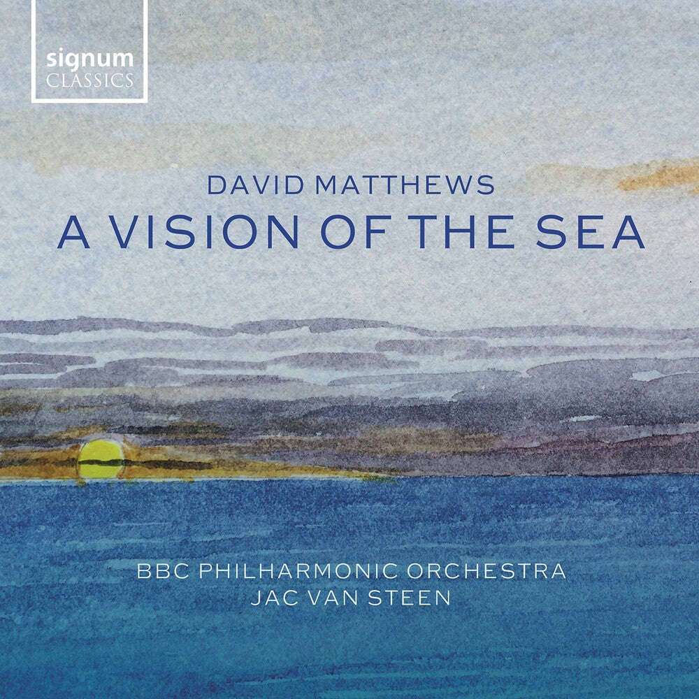 the album cover for Matthews / Bbc Philharmonic Orchestra / Steen - Vision of the Sea