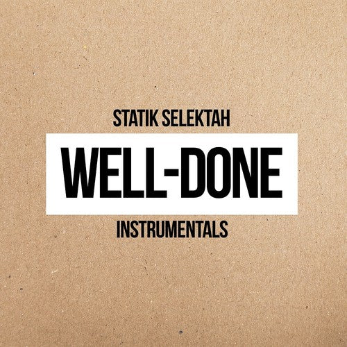 Statik Selektah - Well Done Instrumentals [Clear Vinyl] Vinyl Record
