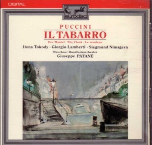 the album cover for Puccini / Pane - Il Tabarro / Patane,T