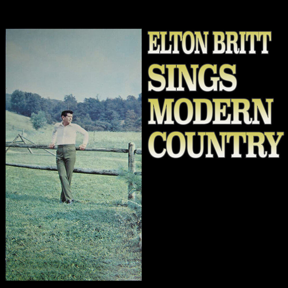 the album cover for Elton Britt - Sings Modern Country