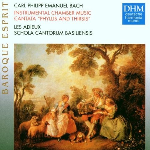 the album cover for Bach, C.P.E. / Les Adieux - Chamber Music,Ph