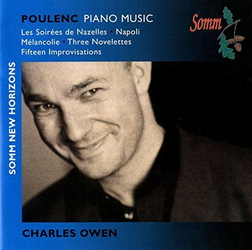 the album cover for Charles Owen  / Poulence - Owens Performs Piano Music Of Francis Poulenc