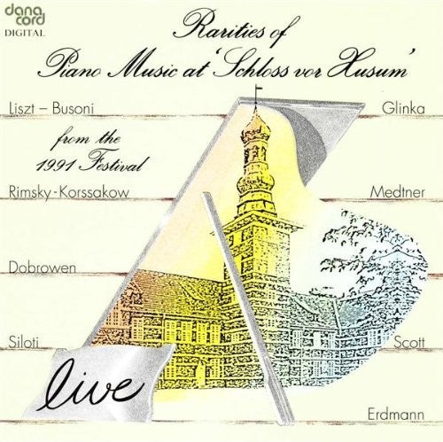 the album cover for Various Artists - Rarities of Piano Music 1991 / Various