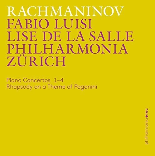 Rachmaninov / Philharmonia Zurich / De La Salle - Piano Concertos 1-4 - Rhapsody On A Theme Of - Music CD