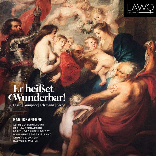 the album cover for Fasch / Barokkanerne - Er Heisset Wunderbar