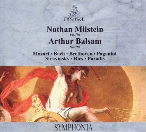 the album cover for Bach / Mozart / Paganini / Milstein - Violin & Piano