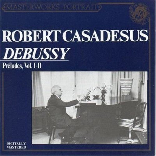 the album cover for ROBERT CASADESUS - Preludes for Piano Bo