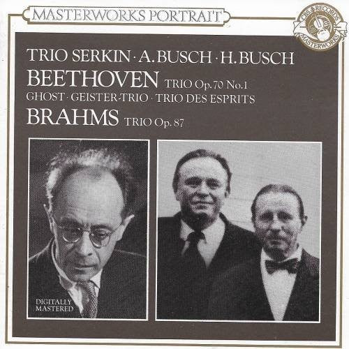 Brahms / Beethoven / Busch - Trio Op 70 No 1 - Music CD