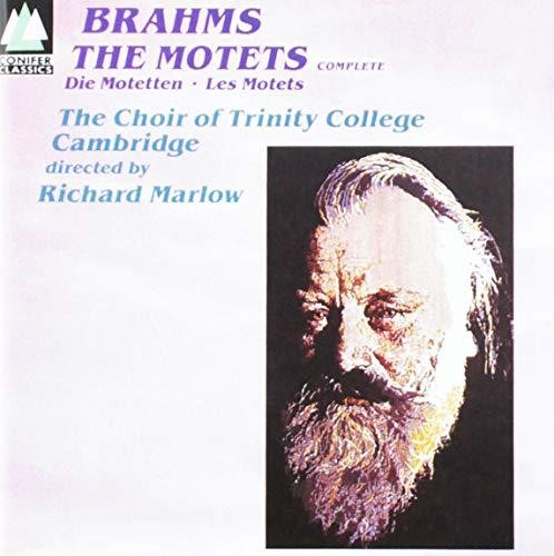 the album cover for Brahms / Cambridge Trinity Coll Choir / Marlow - Motets