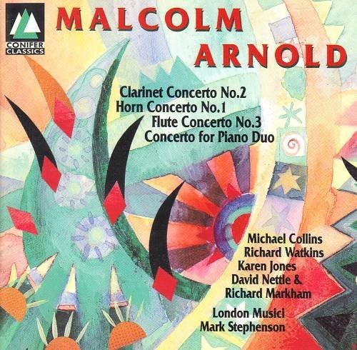 the album cover for Arnold / London Musici / Stephenson - Clarinet Cto