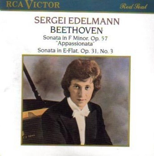 the album cover for Serge Edelmann - Piano Sonatas Op 57
