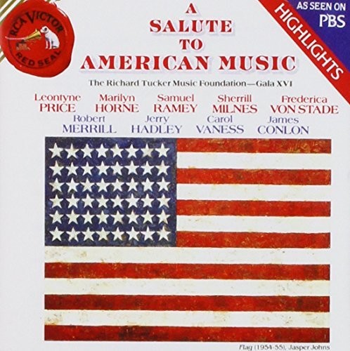 the album cover for Metropolitan Opera Orch / Conlon - A Salute to American Music