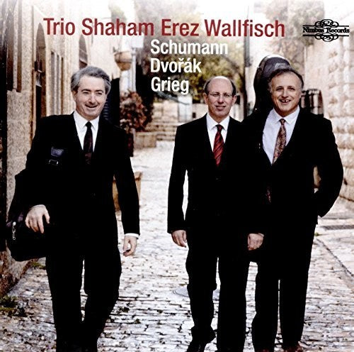 the album cover for Dvorak / Erez / Wallfisch - Trio Shaham Erez Wallfisch Plays Dvorak